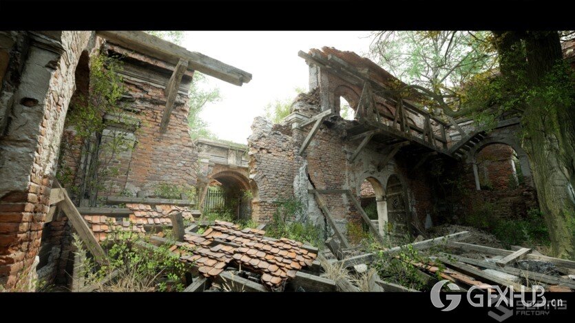 [扫描] 废弃的庄园UE环境资产 [SCANS] Abandoned Manor