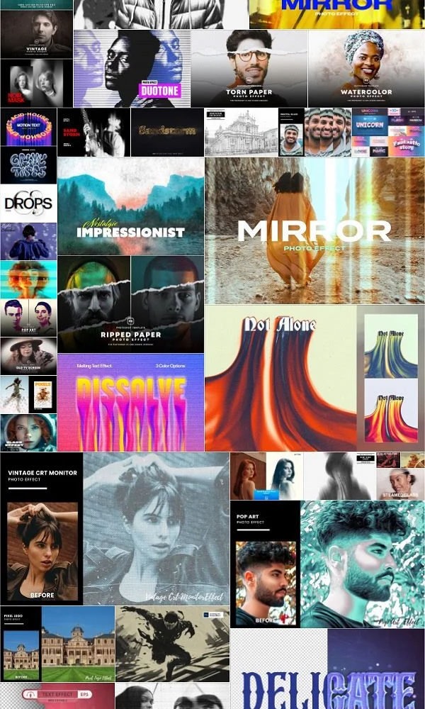 PSD图层模板包 Photoshop Layered PSD Templates Bundle 1 March 2024