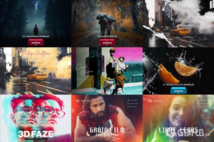 PSD图层模板包 Photoshop Layered PSD Templates Bundle 1 July 2024