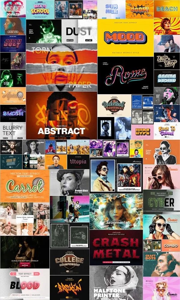 PSD图层模板包 Photoshop Layered PSD Templates Bundle 1 July 2024