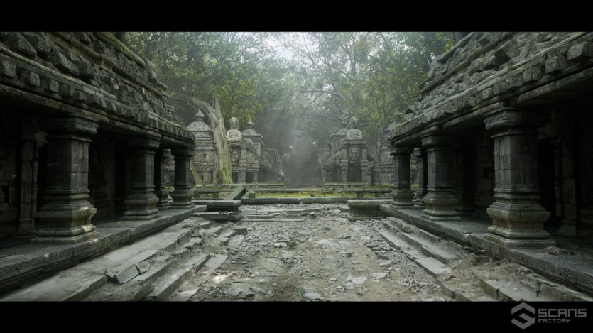 柬埔寨寺庙遗址外部和内部UE资产 [VP] Temples of Cambodia - Ruins exterior and interior (5.0-5.1)