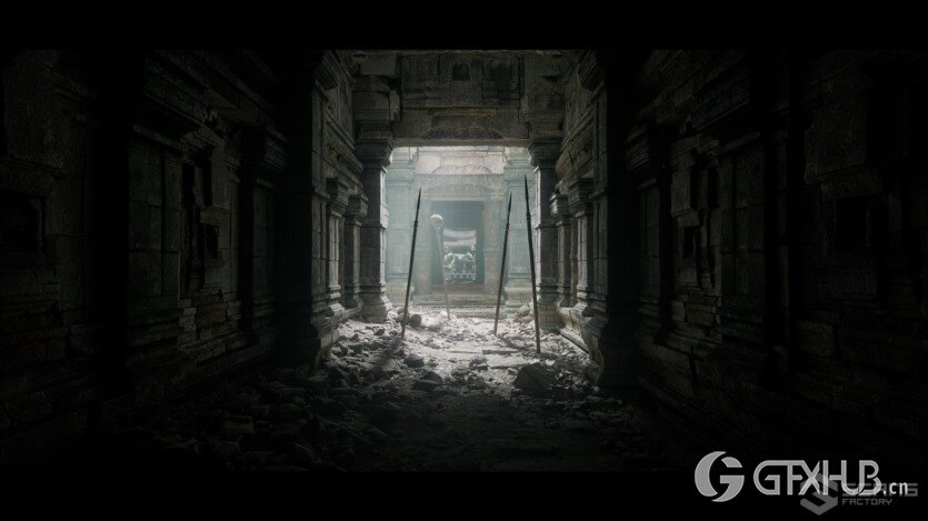 柬埔寨寺庙遗址外部和内部UE资产 [VP] Temples of Cambodia - Ruins exterior and interior (5.0-5.1)