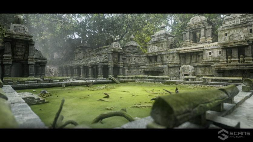 柬埔寨寺庙遗址外部和内部UE资产 [VP] Temples of Cambodia - Ruins exterior and interior (5.0-5.1)