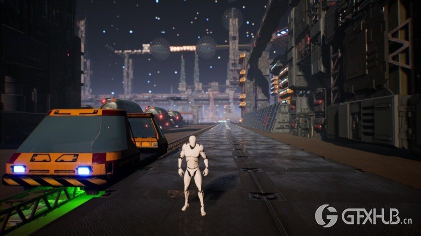 UE科幻飞行星际战斗机构造资产 Sci-Fi Vol.3 Flyable Starfighters Constructor v1.1 UE5.3