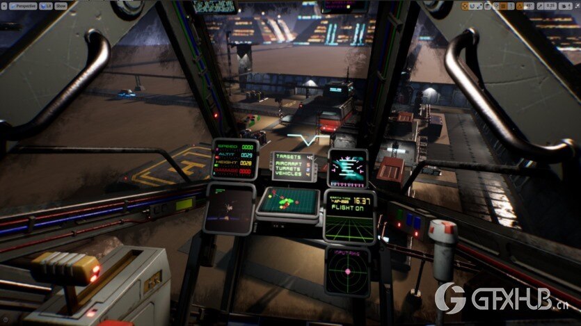 UE科幻飞行星际战斗机构造资产 Sci-Fi Vol.3 Flyable Starfighters Constructor v1.1 UE5.3