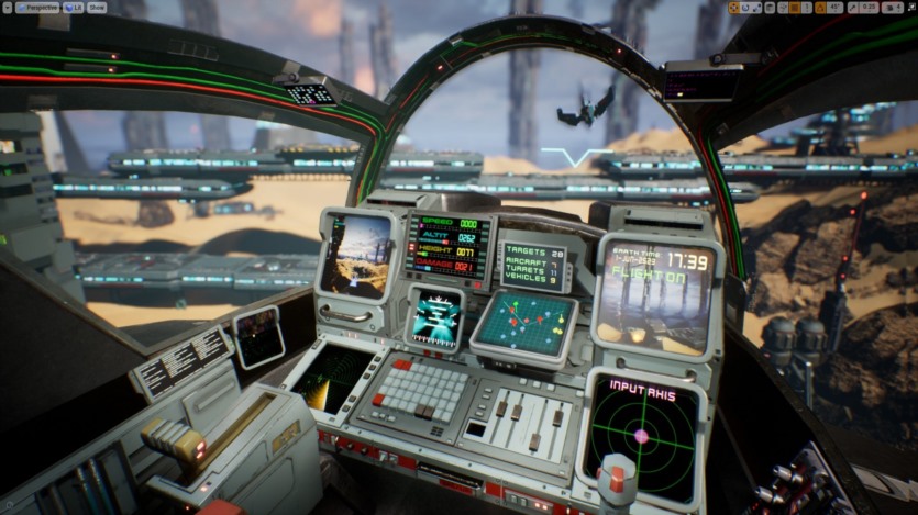 UE科幻飞行星际战斗机构造资产 Sci-Fi Vol.3 Flyable Starfighters Constructor v1.1 UE5.3