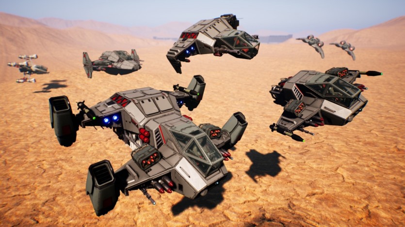 UE科幻飞行星际战斗机构造资产 Sci-Fi Vol.3 Flyable Starfighters Constructor v1.1 UE5.3