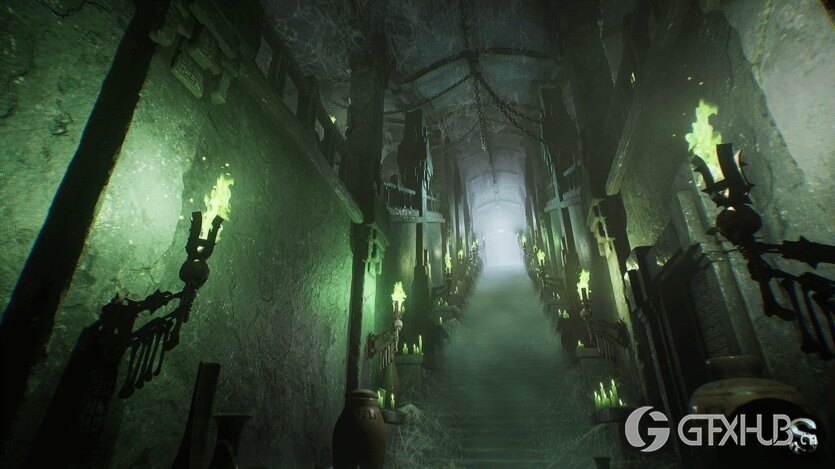 UE虚幻引擎幻想地牢 2（藏骨堂）资产 Fantasy Dungeon 2 (ossuary)