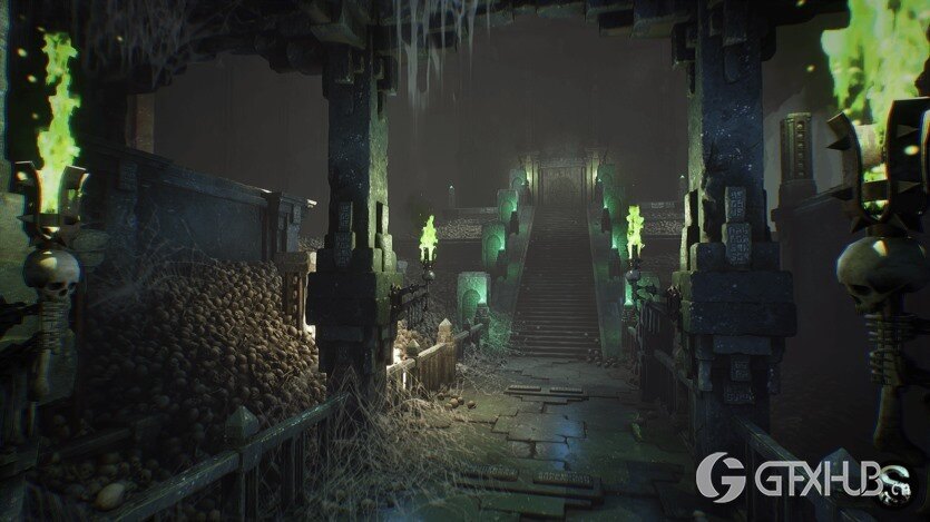 UE虚幻引擎幻想地牢 2（藏骨堂）资产 Fantasy Dungeon 2 (ossuary)