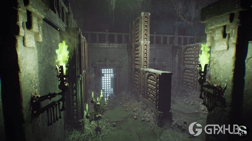 UE虚幻引擎幻想地牢 2（藏骨堂）资产 Fantasy Dungeon 2 (ossuary)