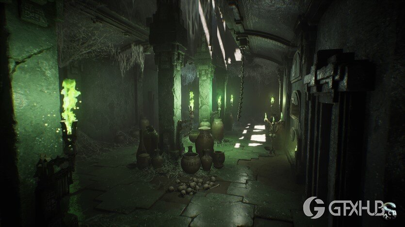 UE虚幻引擎幻想地牢 2（藏骨堂）资产 Fantasy Dungeon 2 (ossuary)