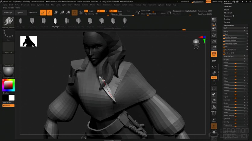 【中文字幕】风格化角色游戏建模教程 Modeling a Stylized Character for Games