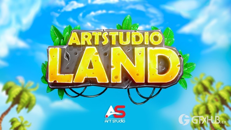 Blender中的纹理绘画游戏标题教程 Texture Painting Game Title in Blender