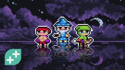 像素艺术角色2D角色设计与动画教程 Pixel Art Characters – 2D Character Design & Animation