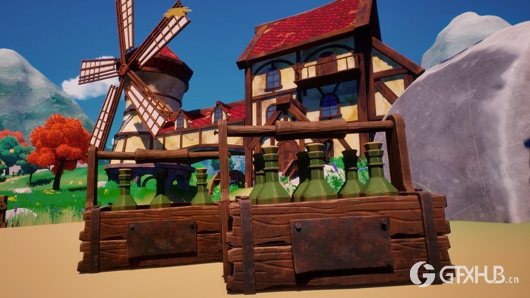 风格化3D艺术 Maya、Blender 和 Unreal Engine创建和集成木箱教程