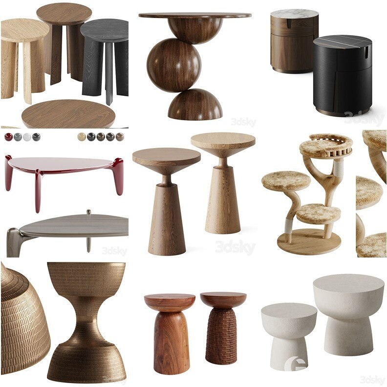 3DSky Pro 沙发椅子灯具浴室装饰3D模型合辑2024年8月第2季 | 400套 | 15.5GB