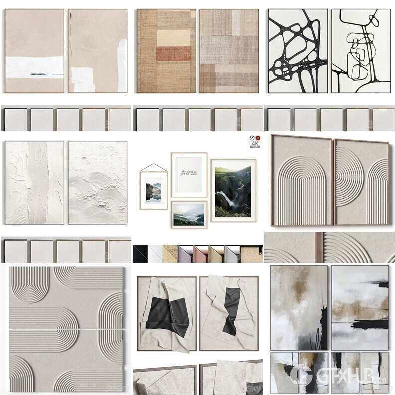 3DSky Pro 沙发椅子灯具浴室装饰3D模型合辑2024年8月第2季 | 400套 | 15.5GB