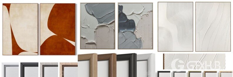 3DSky Pro 沙发椅子灯具浴室装饰3D模型合辑2024年8月第2季 | 400套 | 15.5GB