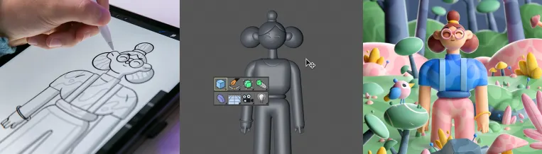 Cinema 4D：让有趣的 3D 插图栩栩如生