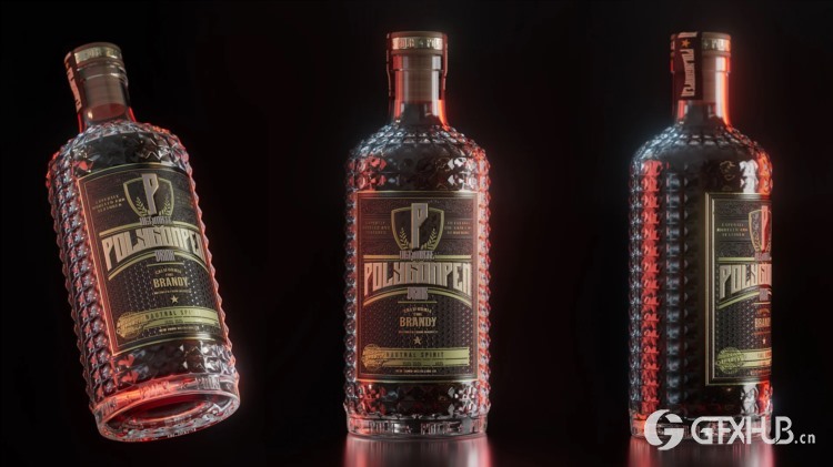 Cinema 4D 和 Redshift 中的高级瓶子建模和渲染教程