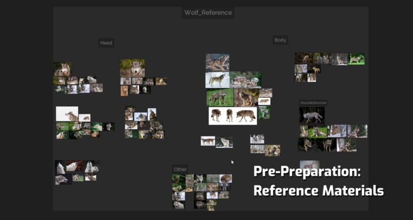 【中文字幕】 Blender创建高度逼真的3d狼模型教程 Blender Creature Effects The Complete WorkFlow Modeling