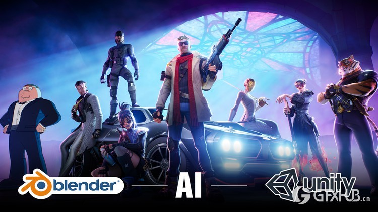 【中文字幕】通过 AI 工具、Blender插件和Unity 掌握 Blender 4