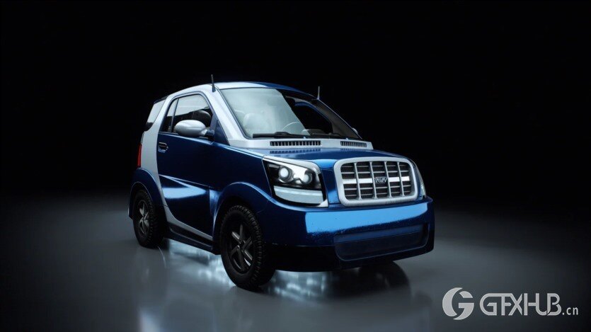 小轿车家用车汽车3D模型 KitBash3D – City Cars Essentials (格式：FBXUEBlend)