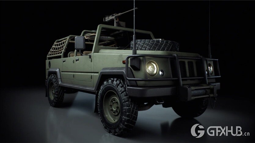 军事车辆坦克装甲车直升机3D模型 KitBash3D - Warzone Transport Vehicles (格式：FBXUEBlend)