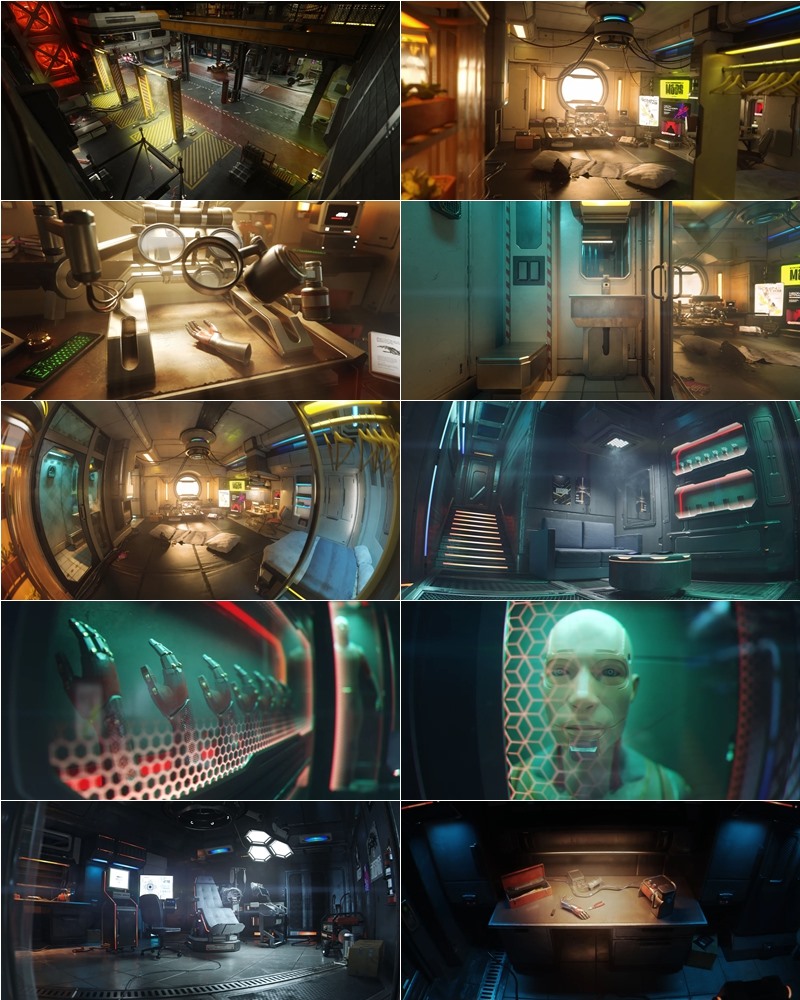 Blender赛博朋克科幻室内场景3D模型 KitBash3D – Cyberpunk Interiors