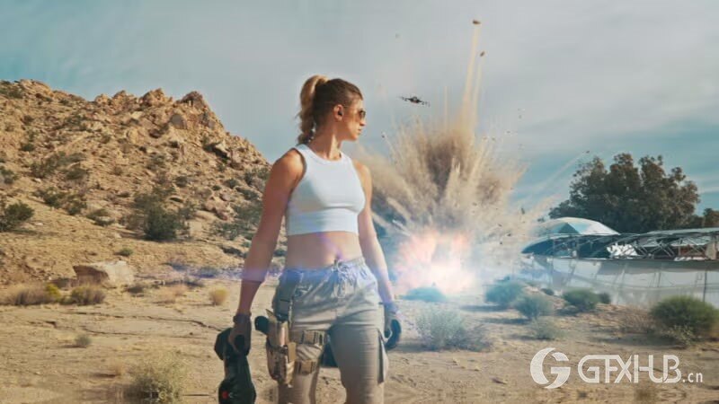 530种史诗战争电影战斗机坦克爆炸特效素材+透明背景通道 Big Films - Warzone Pack