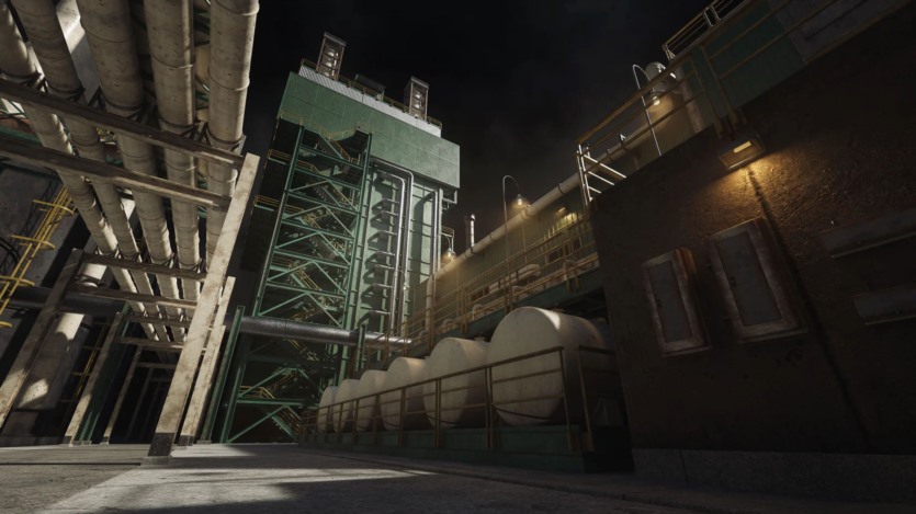 反应堆烟囱管道冷却塔重工业建筑楼房3D模型(格式UEFBXBlender) KitBash3D - Refineries