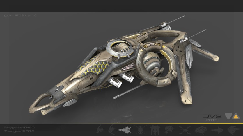 科幻无人机3D模型 Cubebrush – 10 Drone SciFi Pack (MAX/FBX/OBJ格式)