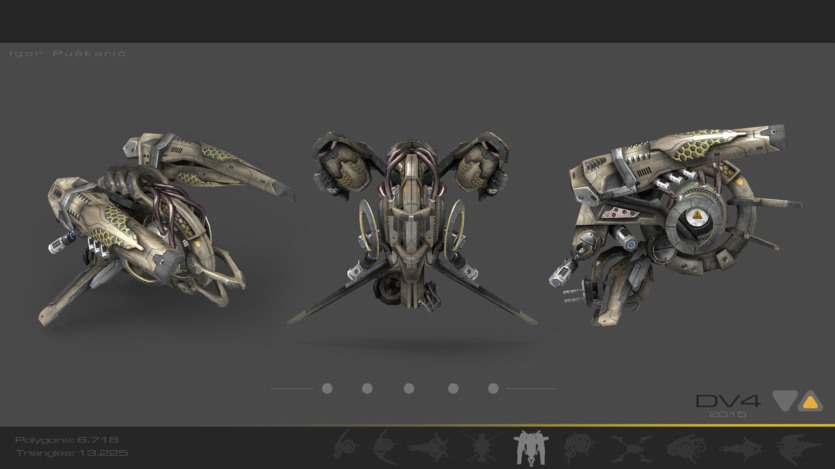 科幻无人机3D模型 Cubebrush – 10 Drone SciFi Pack (MAX/FBX/OBJ格式)