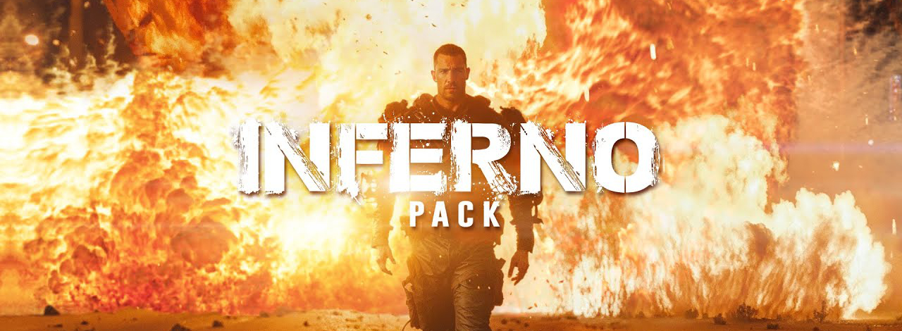 146个电影大片火焰燃烧爆炸特效合成动画有透明通道 Big Films – INFERNO Blockbuster Pack