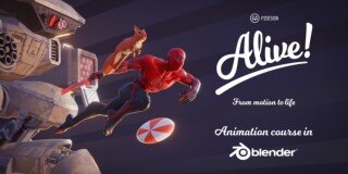 【中文字幕】Blender高级角色动作动画教程 Alive Animation course in Blender