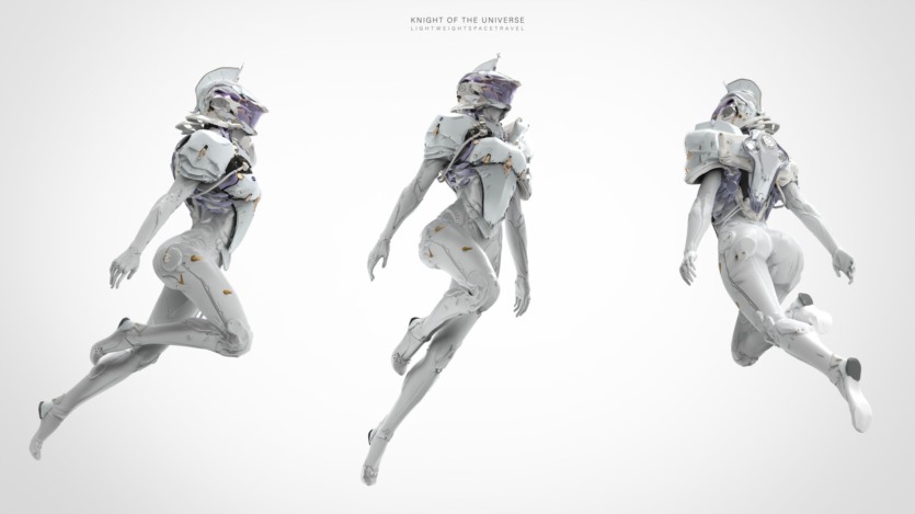 角色概念设计防爆机甲与宇宙骑士 Character Concept Design Explosion-proof Mecha and Universe Knight