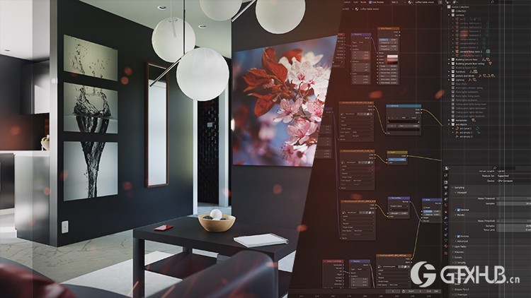 Blender室内建模教程 Eldamar Studio - Creating a Modern House In Blender Course