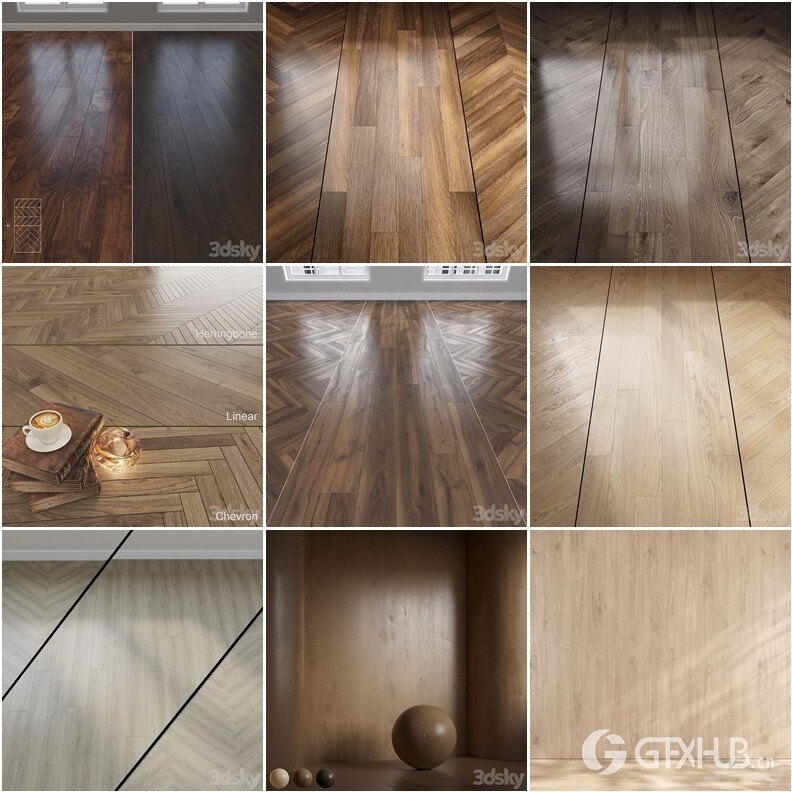 30种木板木地板贴图材质合集 - 20240907