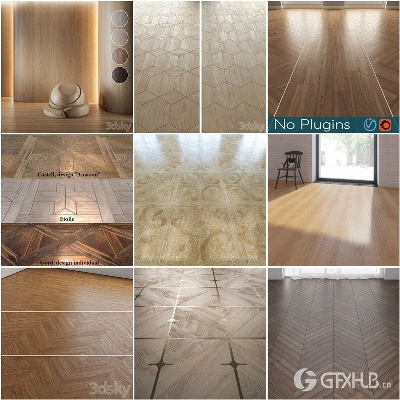 30种木板木地板贴图材质合集 - 20240907