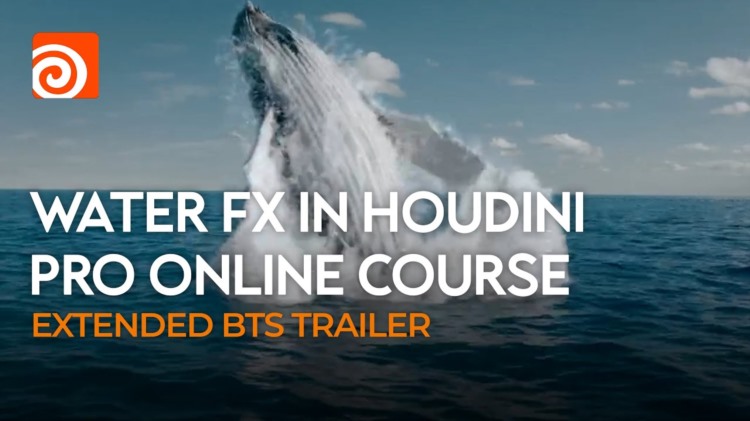 【中文字幕】Houdini水模拟特效终极教程 Rebelway - Water FX in Houdini