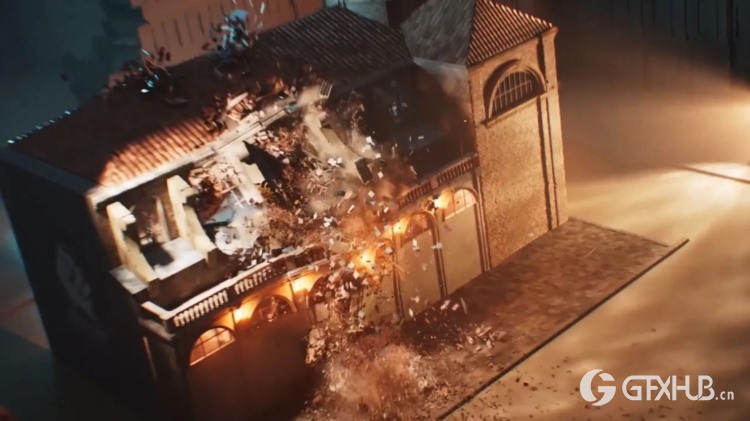 【中文字幕】Houdini 破碎特效终极教程 Rebelway - Mastering Destruction FX in Houdini