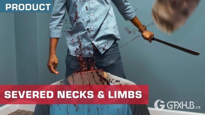 35个血腥流血飙血4K视频素材 ActionVFX - Severed Necks & Limbs