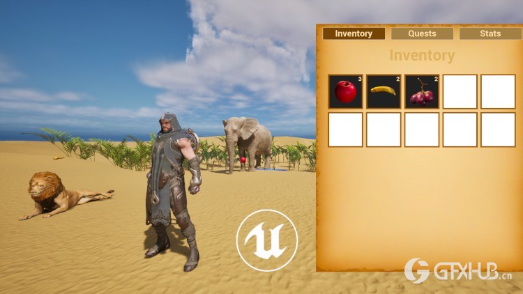 虚幻引擎5蓝图:库存、任务和角色统计 Unreal Engine 5 Blueprints Inventory Quests and Char Stats