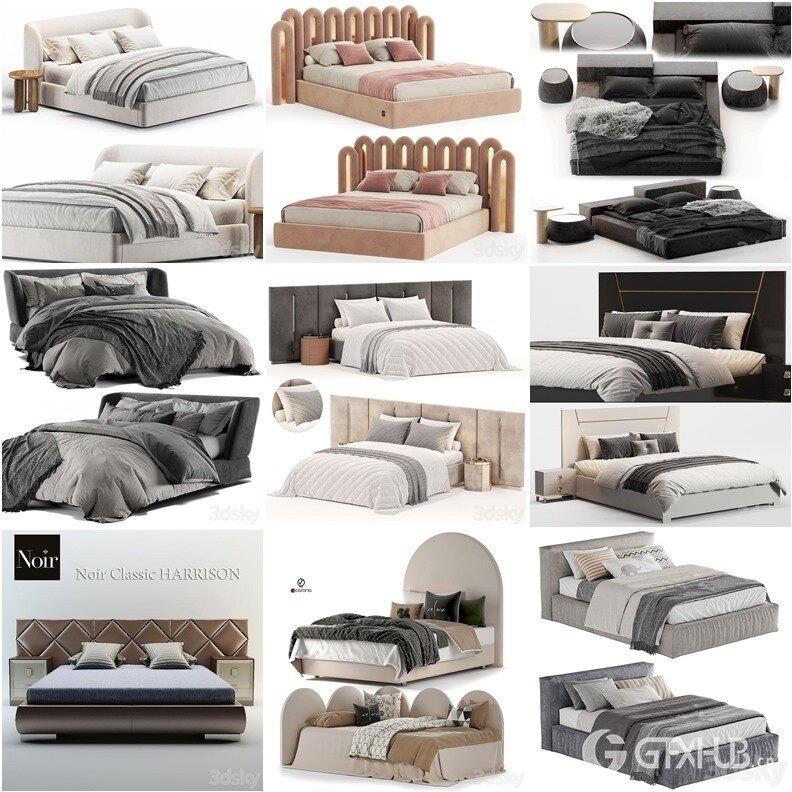 3DSky Pro 沙发椅子灯具背景墙3D模型合辑2024年9月第3季 | 450套 | 20.8GB