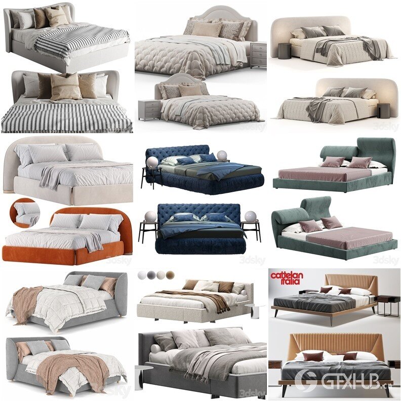 3DSky Pro 沙发椅子灯具背景墙3D模型合辑2024年9月第3季 | 450套 | 20.8GB