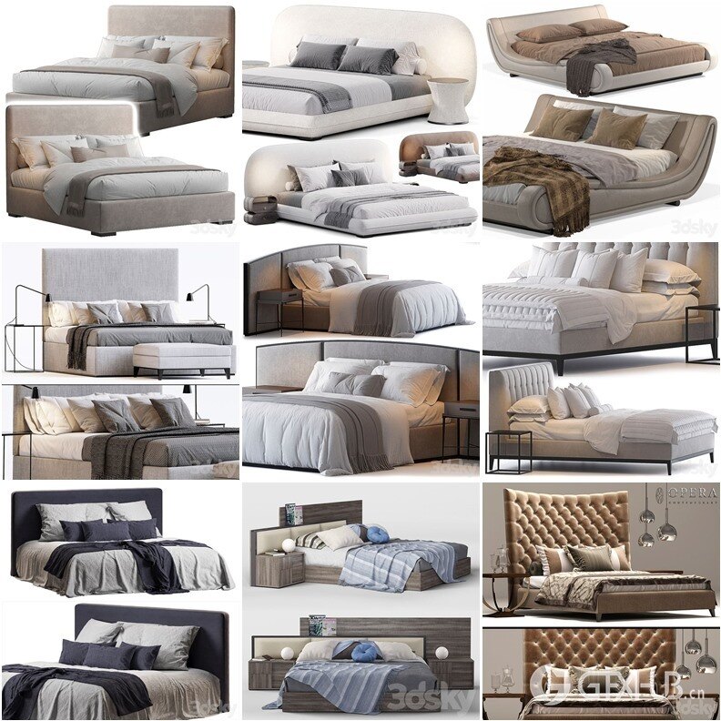 3DSky Pro 沙发椅子灯具背景墙3D模型合辑2024年9月第3季 | 450套 | 20.8GB