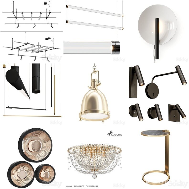 3DSky Pro 沙发椅子灯具背景墙3D模型合辑2024年9月第3季 | 450套 | 20.8GB