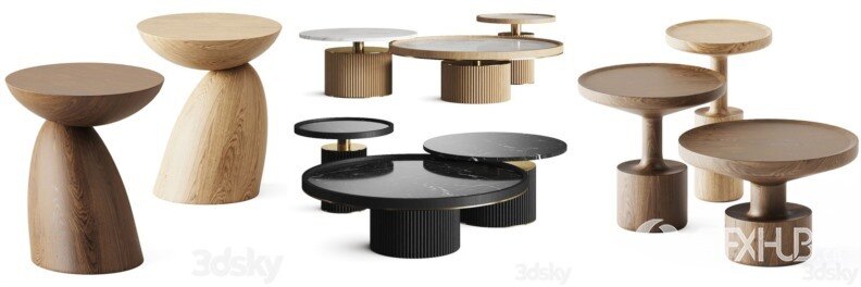 3DSky Pro 沙发椅子灯具背景墙3D模型合辑2024年9月第3季 | 450套 | 20.8GB