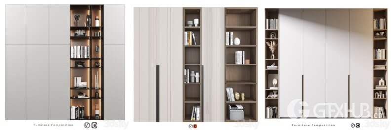 3DSky Pro 沙发椅子灯具背景墙3D模型合辑2024年9月第3季 | 450套 | 20.8GB