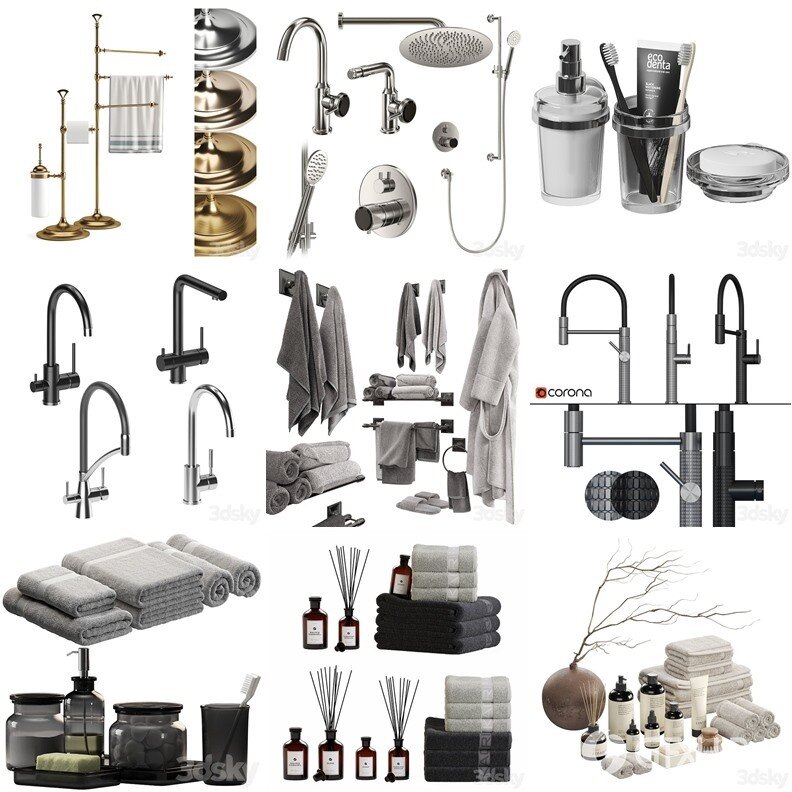 3DSky Pro 沙发椅子灯具背景墙3D模型合辑2024年9月第3季 | 450套 | 20.8GB